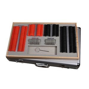 Coffret d'examen optométrique progressif avec lentilles en verre, étui en aluminium, garantie 1 an - Product Image 1
