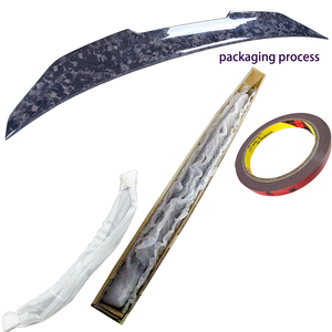 Aileron arrière de coffre en fibre de carbone véritable style PSM pour A3 S3 RS3 8V 2013-2020 - Product Image 6