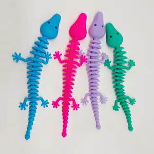 New Soft TPR Stretchy crocodile Bone Bracelet, Fidget Sensory Stretchy string Noodles Stress Toys For Kids And Adults