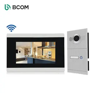 Campanello Bcom Tuya Ip porta campanello per più appartamenti, appartamento Tuya cablato campanello Video con Monitor Villa moderna CN;GUA