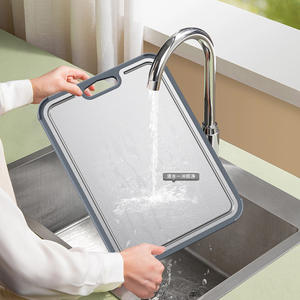 Tabla de Cortar de Titanio Reforzada, Rectangular, Antideslizante, con Doble Cara, para Uso Doméstico en la Cocina - Product Image 2