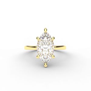 Anillo de Compromiso de Moissanita de Alta Calidad para Joyería Nupcial Elegante, Eventos de Compromiso y Momentos Especiales al Mejor Precio - Product Image 4