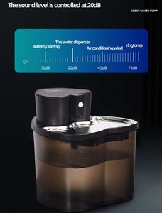 Bebedero Manual para Mascotas de 3L (101oz), Dispensador de Agua de Plástico para Perros y Gatos, Fuente de Agua con Filtración Automática y Circulación de Agua, Portátil para el Hogar - Product Image 6