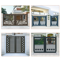 Design extérieur en aluminium coulissant pour portes d'entrée de villa Portes d'entrée principales Portes électriques Conceptions de porte principale de maison indienne