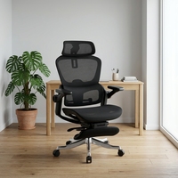 Chaise de bureau ergonomique de direction en gros pour commande en gros avec base métallique pour l'exportation mondiale Chine