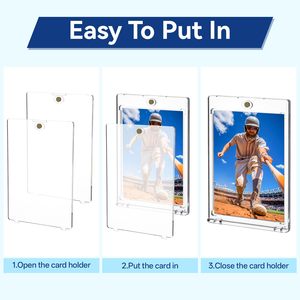 NOVISON One Touch Pro Mold Magnetic Card Holder Display Protector กล่องใส่การ์ดแม่เหล็กแบบแข็ง ไม่มีฝาปิด หนา 30 มม. ขนาดการ์ดสั่งทำได้ - Product Image 2