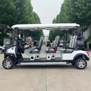 Precios de Carritos de Golf Eléctricos, Carrito de Golf Club Car con Parabrisas, Carrito de Golf Club Car de 6 Plazas, Blanco, <span class=keywords><strong>vw</strong></span> Golf, Soporte para 6 Autos, Colores Personalizados - Product Image 5
