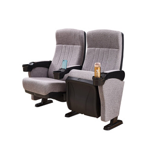 Sillas Reclinables Ecológicas para Cine en Casa o Comercios, con Portavasos Móvil, Cubierta de Tela, Asientos para Cine, Muebles para Uso Escolar - Product Image 5