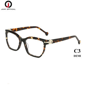 Chất Lượng Cao Retro Acetate Kính Mắt Mèo Khung Mắt Phụ Nữ Kính Quang Học Khung Acetate Khung Kính - Product Image 5