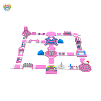 Parc aquatique gonflable pour les sports nautiques de parc, amusement estival, jouets aquatiques flottants sur mesure, matériau PVC durable