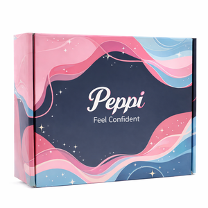 Boîte d'emballage cosmétique personnalisée professionnelle recyclable, boîte d'expédition en carton ondulé, boîte de beauté imprimée quadricolore, laminage mat, usine OEM - Product Image 5