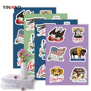 Hojas de Pegatinas Personalizadas con Corte Kiss-Cut, Temática de Viajes, Pegatinas Adhesivas de Vinilo <span class=keywords><strong>para</strong></span> Decoración de Libretas y Equipaje, Hoja de Pegatinas con Impresión Personalizada - Product Image 1