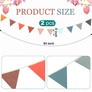 Welcome Pennant Triangle <strong>Bunting</strong> Flag <strong>Nursery</strong> Garland Triangle <strong>Bunting</strong> Flags Playroom Wall Decor Banner for <strong>Nursery</strong> Baby Shower - Product Image 6