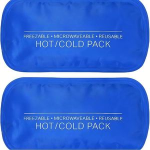 Gel Ice <b>Pack</b>, 2-piece Reusable Hot and Cold <b>Pack</b> for Treatment, <b>Heating</b> and Cooling Gel Pads to Relieve Sports Injuries - Product Image 1