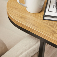 Table console moderne de conception nouvelle et haut de gamme avec design de panneau, montage facile, bois MDF simple et léger pour hôtel, salon, salle à manger