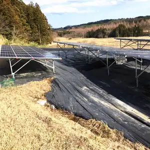 太陽エネルギープロジェクト雑草マットヘビーデューティーUV耐性雑草バリアグラウンドカバー生地