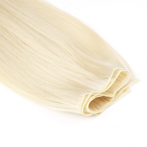 Extensions de cheveux humains Remy 100% chinois en gros, trame Genius, cuticules alignées, double épaisseur, sans perte, couleur claire, lisses naturelles - Product Image 5