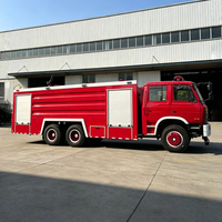 Camion de pompiers lourd DFAC FAW Rescue 6X4 Diesel avec réservoir de 12000L, norme d'émission Euro 2, 251-350 ch
