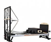Aluminium Pilates Reformer dengan Half Tower Mesin Latihan Studio Komersial Peralatan Studio Premium Home Gym 2 in 1