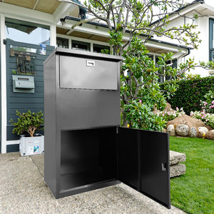 Boîte de livraison en métal CHNSMILE personnalisable, murale ou sur pied, antivol, avec serrure électronique, étanche, pour extérieur - Product Image 1