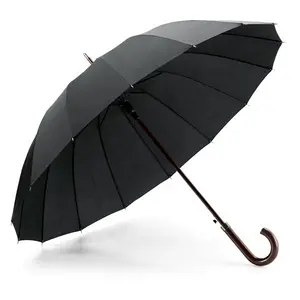 성인을 위한 자동적인 열려있는 방풍 큰 우산 54 인치 2 사람 바람 저항하는 큰 골프 우산