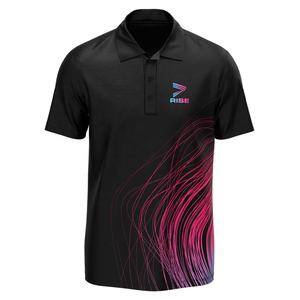RISE 2022 Nouveau design de marque, polo en sublimation blanc et vert, violet et blanc - Product Image 1