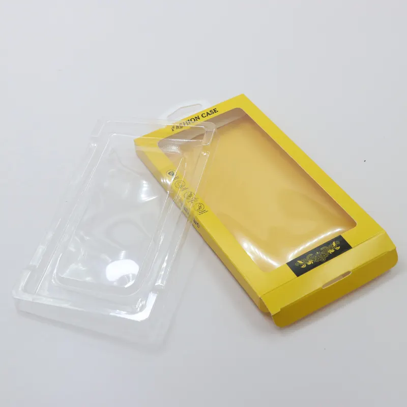 Personalizado impresso Blister varejo plástico celular celular Smartphone celular caso embalagem caixa para iPhone caso