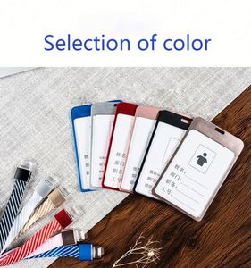 New Arrival Custom Logo Name ID Card Badge Holder Aluminum Alloy with <b>Polyester</b> <b>Lanyard</b> for Credit Cards - Product Image 2