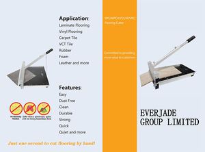 Herramienta de corte de mano profesional Everjade para revestimiento de suelo laminado de vinilo de PVC Industrial ODM Cortador De Piso garaje de plástico - Product Image 5