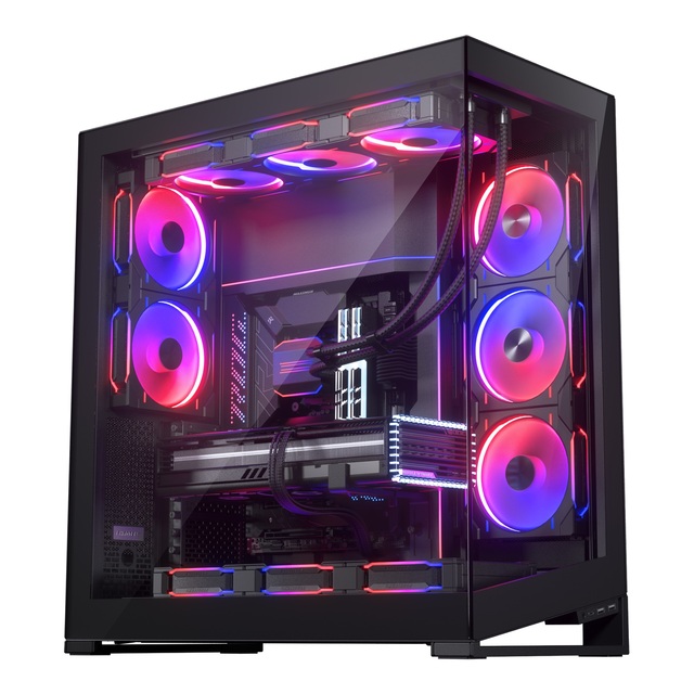 New NV9 Full Tower ATX Panoramic Side View Chassis Support 420mm Water Cooler AURA SYNC High Ventilation Gaming case