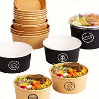 Kotak Makan Siang Kertas Kraft Putih Bentuk Bintang Segi Empat, Kotak Makan Sekali Pakai untuk Nasi Goreng, Salad, Makanan Penutup, Makanan Cepat Saji, Kotak Bawa Pulang Poligonal