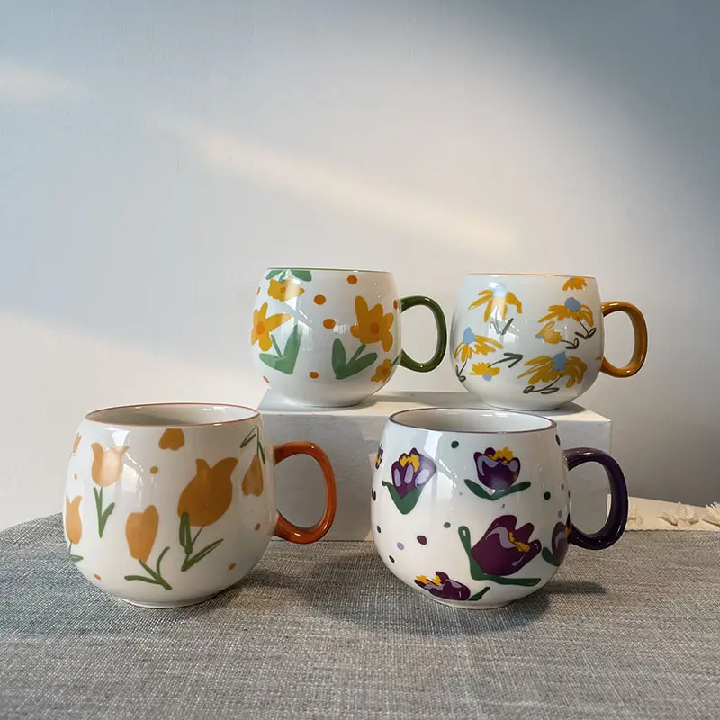 Factory direct selling wholesale mugs artist designed mugs customizable ceramic mug