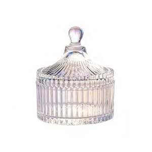 Caja <span class=keywords><strong>de</strong></span> regalo transparente <span class=keywords><strong>de</strong></span> cristal, tarro <span class=keywords><strong>de</strong></span> azúcar <span class=keywords><strong>de</strong></span> cristal, caja <span class=keywords><strong>de</strong></span> caramelos <span class=keywords><strong>de</strong></span> cristal con tapas, precio promocional - Product Image 4