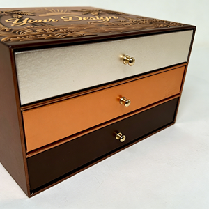 Boîte cadeau magnétique pliable de luxe pour chocolats, emballage rigide en papier avec insert séparateur pour bonbons et truffes - Product Image 4