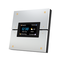 M9pro PC Panneau de commutation multifonctionnel Écran tactile Commande vocale Tuya Smart Zigbee 3.0 pour la maison Hôtel UK Plug Plastique IPS