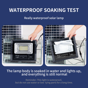Venta caliente IP67 al aire libre usando la luz de inundación solar impermeable 100W Reflectores LED solares para el jardín - Product Image 5