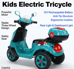 Nuevas Bicicletas <span class=keywords><strong>El</strong></span>éctricas para Niños, Motocicletas, Triciclos Plegables, Carritos, Coches de Juguete para Niños y Niñas, de Plástico, con Certificación CE, Edades 2-6 - Product Image 6