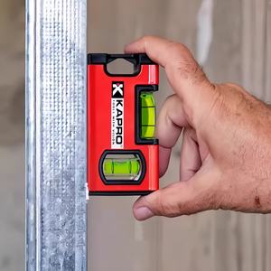 مسطرة مستوى عالية الدقة ، مسطرة مستوى مغناطيسي متعددة الوظائف ، مقياس أفقي لمستوى فقاعة هيكل الألومنيوم - Product Image 4