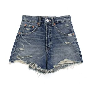 ZEVITY ZA Pantalones <span class=keywords><strong>Cortos</strong></span> Vaqueros de Mujer de Cintura Alta con Bolsillos y Parches, Estilo Casual, Nueva Moda Verano 2026 - Product Image 2