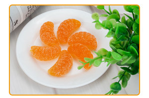 Bonbons Gélifiés Halal en Gros 500g, Segments d'Orange Multicolores, Bonbons Gommeux Fruités et Moelleux pour les Fêtes d'Enfants - Product Image 4