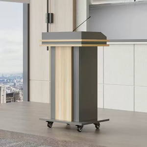 เฟอร์นิเจอร์โรงเรียนเลคตินแท่นโชว์โบสถ์โพเดียมแก้วทันสมัย - Product Image 2