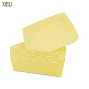 Xieli Vietnam personnalisé Double face jaune impression plateau de <span class=keywords><strong>bateau</strong></span> en papier jetable <span class=keywords><strong>pour</strong></span> la décoration de <span class=keywords><strong>vaisselle</strong></span> de f - Product Image 1