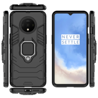 Uslion — coque de téléphone portable 2 en 1, étui en plastique Tpu, produits en vogue, anneau d'attraction magnétique, pour oneplus 7T