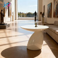 Table Basse d'Extérieur Moderne en Fibre de Verre Écologique, Durable, Hauteur Réglable, Vente en Gros Usine, Meuble de Salon Personnalisé