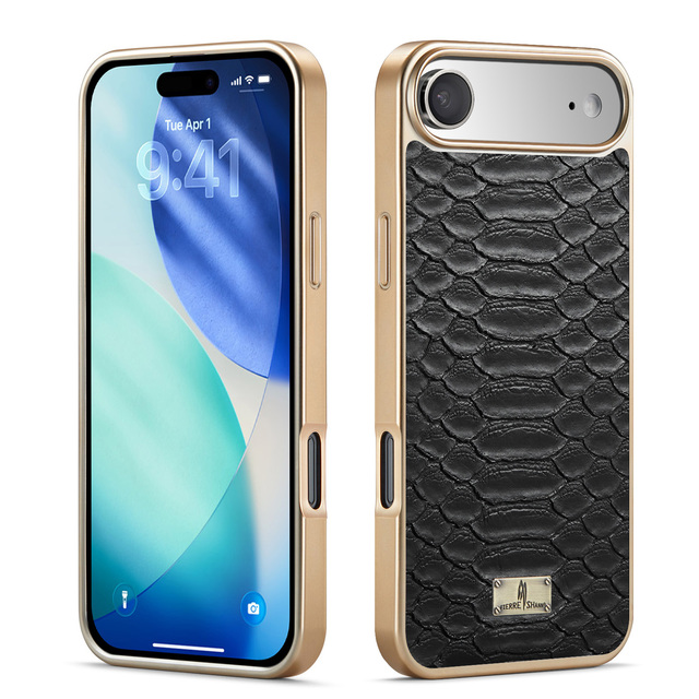 High Quality Luxury Shockproof Phone Cover Case PU Leather for iPhone 17 Air 16 15 14 13 Pro Max Customized Phone Cover