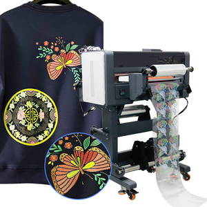 Small Format Heat Transfer 30cm 13 Inch A3 Roll Dual Head Xp600 Inkjet Digital <b>Uv</b> <b>DTF</b> Film <b>Printer</b> for 3D Embroidery T Shirt - Product Image 2
