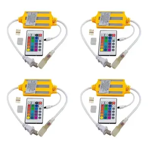 4 Pack RGB 5050 luce di alimentazione e telecomando per accessori per la categoria di prodotto Premium del tubo a LED