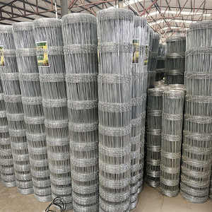 High Strength Galvanized Cattle Fence <strong>Wire</strong> <strong>Net</strong> 1.5m X 50m Roll Field Fence Mesh for Farm Livestock Agriculture Use - Product Image 1