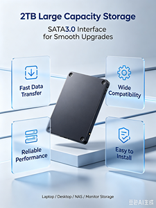 Hard Drive Internal SATA3.0 2.5 Inch, Bisa untuk HDD Mekanik dan SSD Solid State Drive untuk Laptop, NAS, dan Penyimpanan Monitoring - Product Image 2