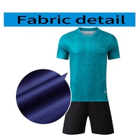 Kaos Sepak Bola Sublimasi Poliester Pakaian Olahraga Dewasa Seragam Sepak Bola Custom Murah Jersey Sepak Bola Cepat Kering